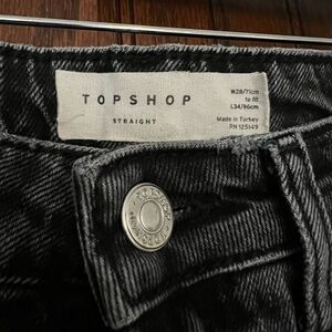 Topshop straight-leg jeans